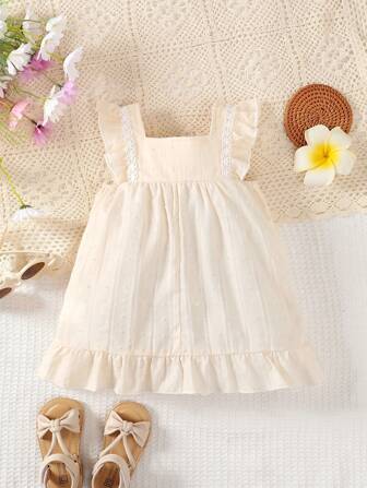 獨家歐美風格簡約休閒嬰兒女裝連身裙