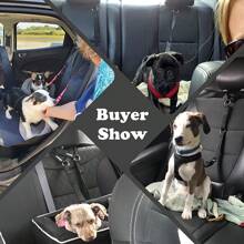 1pc Pet Car Leash (Round Ring), Car Traction Rope, Retractable Dog Car Leash, Pet Supplies, Dog Outdoor Leash, Dog Car Traction Rope, Dog Leash, Cat Leash, Dog Car Restraint, Car Traction Rope, Car Headrest Restraint, Adjustable Rope, Retractable Leash, Compact And Portable, Easy To Use, Freely Adjustable Length, Suitable For Medium And Small Dogs Dog Car Seat Car Seat Covers Dog Car Seat Cover Pet Car Seat - Black - View 5