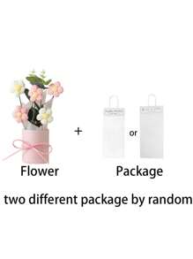 5 件成品手工钩针紫色花束手工针织花束钩针花束套装针织假向日葵玫瑰雏菊适合母亲节生日婚礼圣诞节感恩节礼物和家居装饰，秋季装饰，秋季 - 紫色 - 查看 6