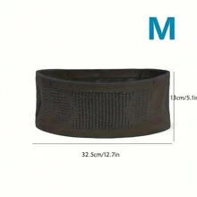 1入防水運行腰包,帶手機支架,中性款室外運動健身隱藏式腰袋,帶高彈性運動儲物袋,健身訓練袋,男女童裝健身房包,健身房配件 - 黑色 - 查看 8