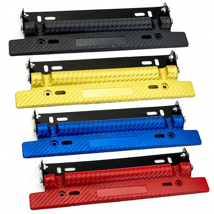 Universal Adjustable Plate Holder Car Holder Positions Jdm - 黑色 - 查看 1
