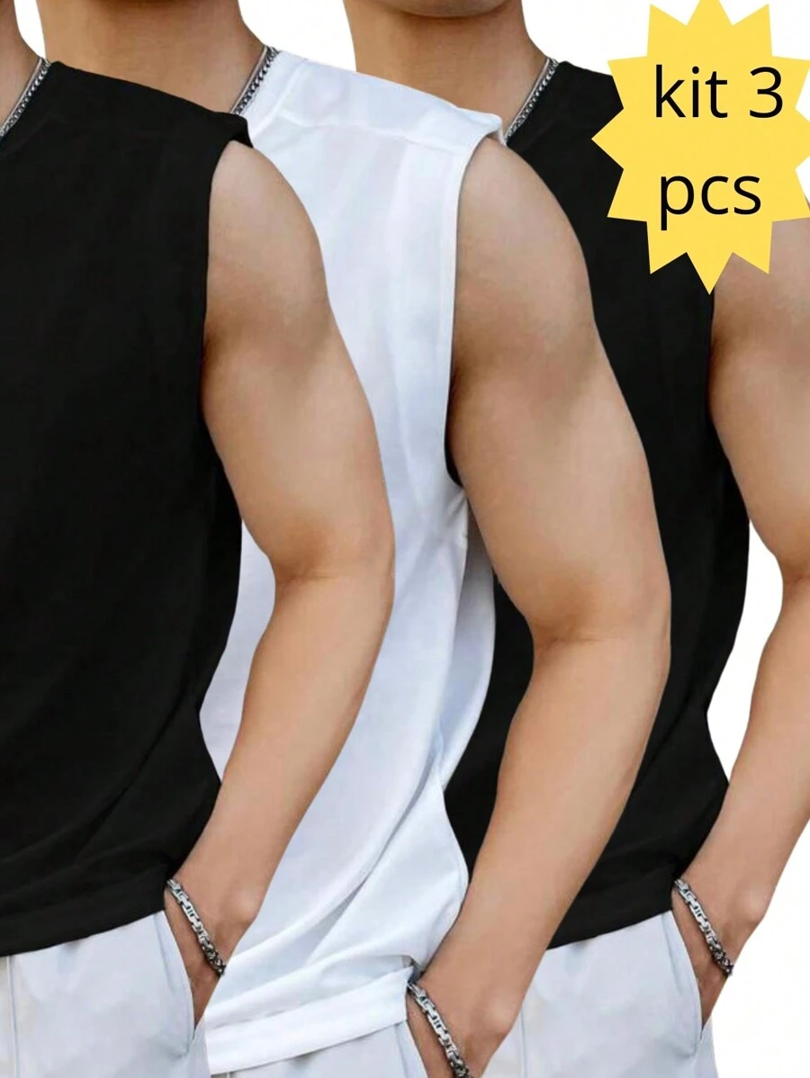 Men Shirts - Đen và trắng - Xem 1