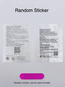 多巴胺粉白色閃粉薄型橢圓形假指甲套裝+1入組果凍膠+1入組指甲銼，按壓式假指甲，美甲用品 - 藕粉色 - 查看 7