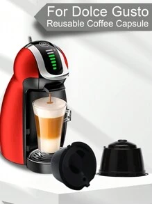 1 pieza Cápsula de café reutilizable: recargable y perfecto como útiles escolares para volver a la escuela