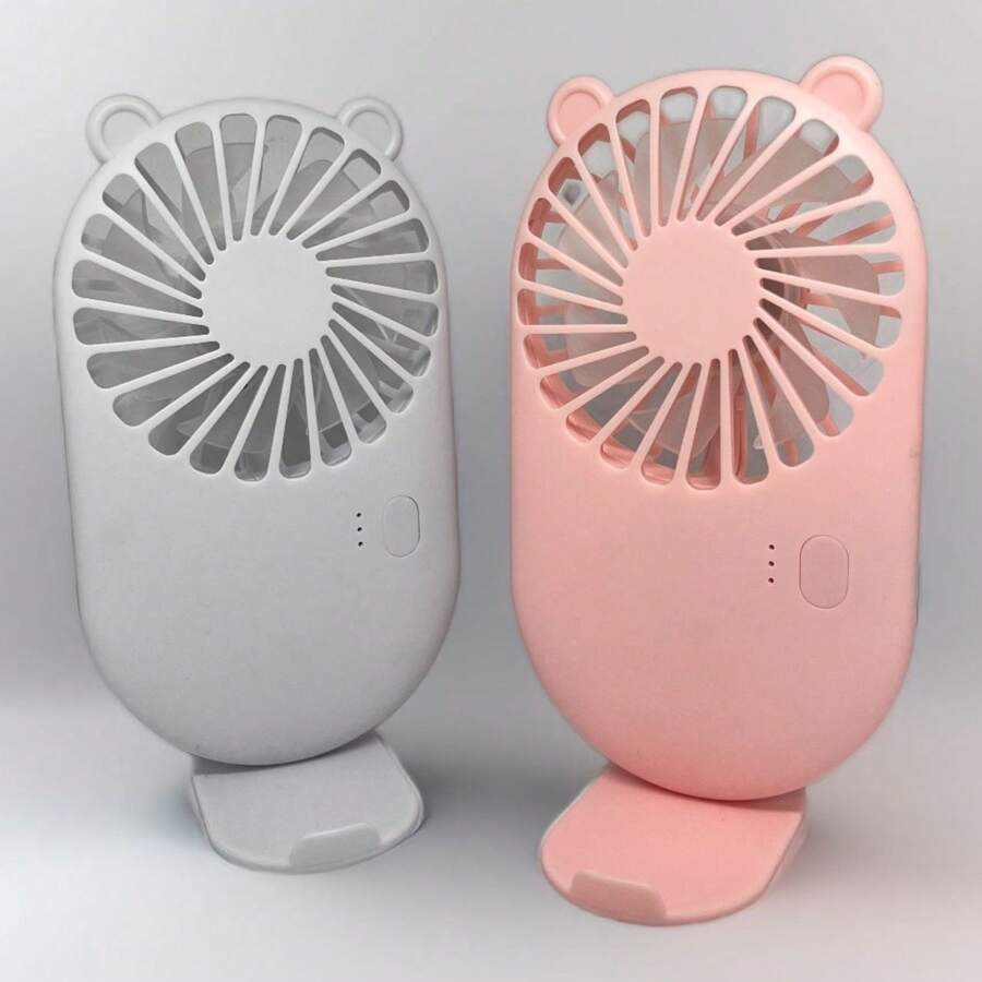 Mini Ventilador de Bolso Portátil Usb Recarregável - Branco - Visão 1