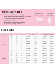 Girl's Mid Calf Snow Boots With Bow, Lined Warm & Comfortable Winter Boots - Hồng - Xem 9