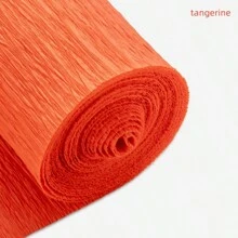 Colored Crepe Paper For Making Handcrafted Flowers, Diy Crepe Paper Roses And Other Crafts - Red+Orange - View 8