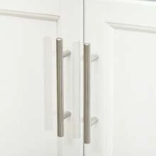 HOMCOM Wooden Kitchen Island On Wheels, Serving Cart Storage Trolley With Stainless Steel Top, Drawer, Side Handle And Rack - White - View 9