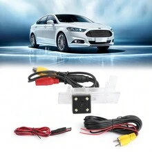 Cámara de copia de seguridad inversa para Volks-wagen Touareg Tiguan Passat Santana Polo Sedan - Negro - Ver 5