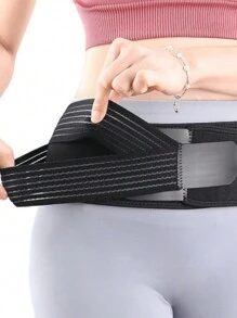 1 Miếng Thể thao & Thoáng khí Eo Ủng hộ Ban nhạc , Giường đôi tiêu chuẩn Hình thoi Bụng Điều khiển Ban nhạc Với Nâng hông Chức năng - màu đen - Xem 6