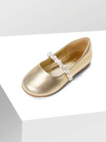 Toddler Girl'S Mari Jane Casual Slip On Ballerina Flats