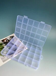 Hộp đựng trang sức siêu nhiều ngăn có tấm chắn để ngăn chặn rò rỉ - Trong sáng - Xem 3