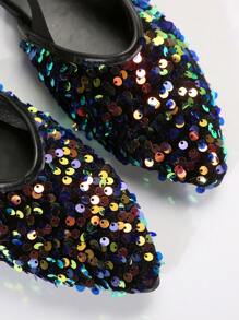 Women's Fashionable Flat Closed-Toe Sandals - Multicolor - View 8