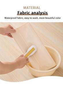 1 Miếng Vải không dệt Chất vải Túi bảo quản đồ lót Với Tính hai mặt Đồ trang trí treo Thiết kế , Hoàn hảo Đối với Vớ , Bras Và Khác Nhỏ bé , Lý tưởng Đối với Nhà  Và Ký túc xá Sử dụng - Màu be - Xem 3