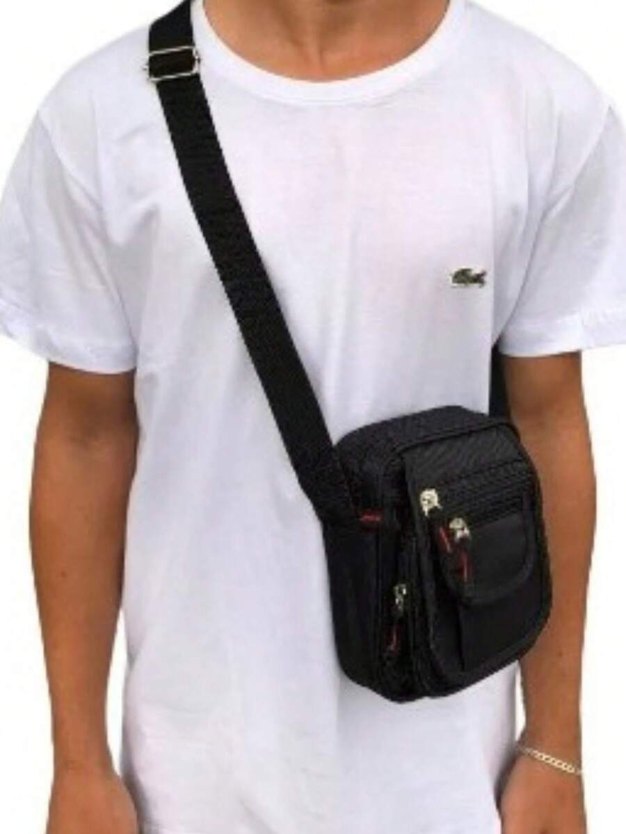 Bolsa Shoulder Bag Pequena Bolsinha Transversal Mini - Preto - Visão 1