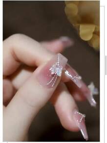 5000顆 3D魚子醬珠，迷你美甲珠，銀色美甲鉚釘，DIY裝飾配件，美甲珠寶，美甲寶石，美甲用品，美甲飾品 - 銀色 - 查看 3