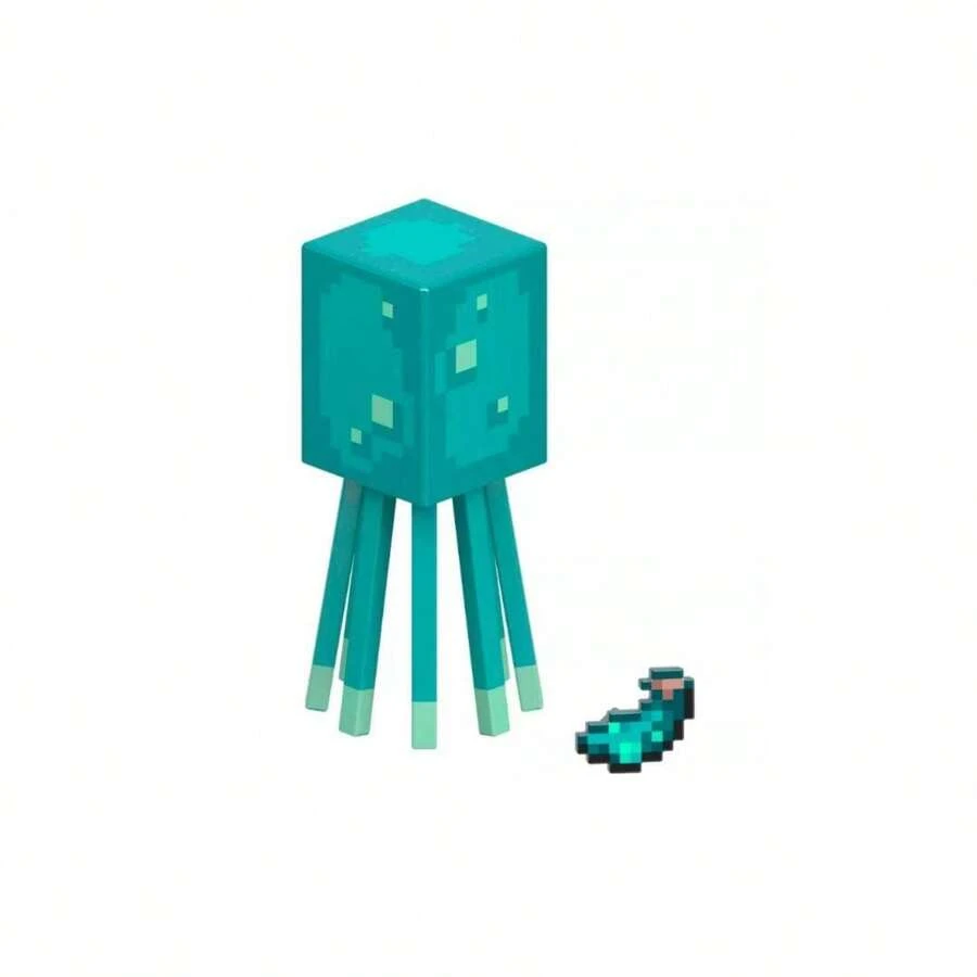 Minecraft Toys 3.25-Inch Action Figures Collection, Glow Squid - Multicolor - View 1