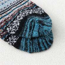 Camplab 运动户外 5 双女士针织袜复古柔软小屋保暖袜厚针织舒适冬季袜子女士礼物 - 彩色 - 查看 11