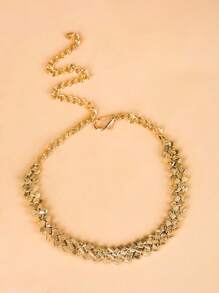 Vòng chân chuỗi trang trí rhinestone - Vàng - Xem 7