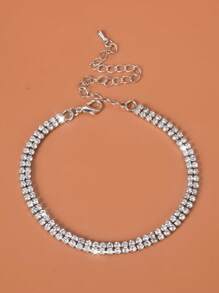 Vòng chân chuỗi trang trí rhinestone - Vàng - Xem 11