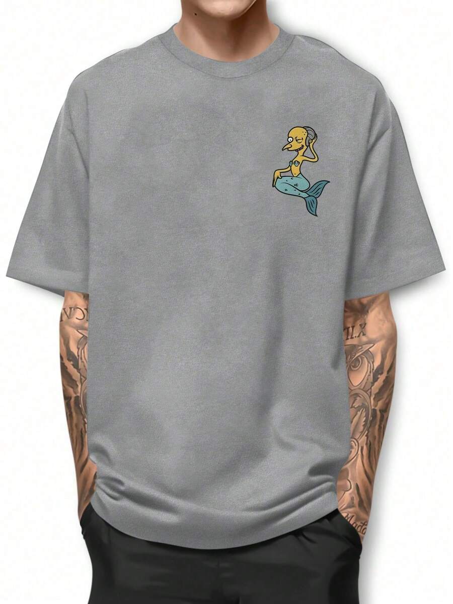 Men T-Shirts - Màu Xám nhạt - Xem 1
