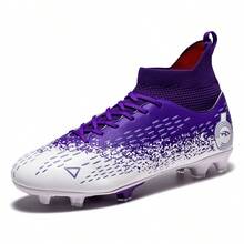 Zapatos de entrenamiento de fútbol al aire libre para estudiantes, ligeros, transpirables, modernos, clásicos, simples, populares y modernos. - Morado - Ver 2