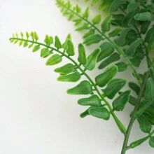 1 件人造悬挂植物蕨类藤蔓 - 假常春藤叶装饰，适用于室内和室外，人造叶子绿植装饰，适用于客厅、厨房、阳台、花园、卧室、农舍美学、情人节、礼物 - 軍綠色 - 查看 8