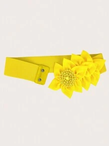 花朵装饰宽腰带 优雅的完美礼物 送给朋友 日常使用 万圣节 夏季，学校 秋季，秋季，万圣节