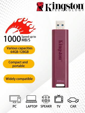  Kingston Datatraveler Maxa Type-a Usb隨身碟256gb 512gb 1tb Usb 3.2 Gen 2高速傳輸隨身碟,筆記本電腦專用