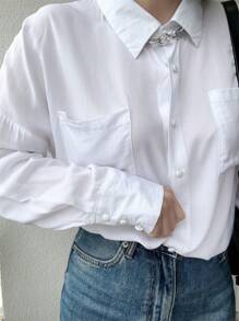 Women Blouses - trắng - Xem 4
