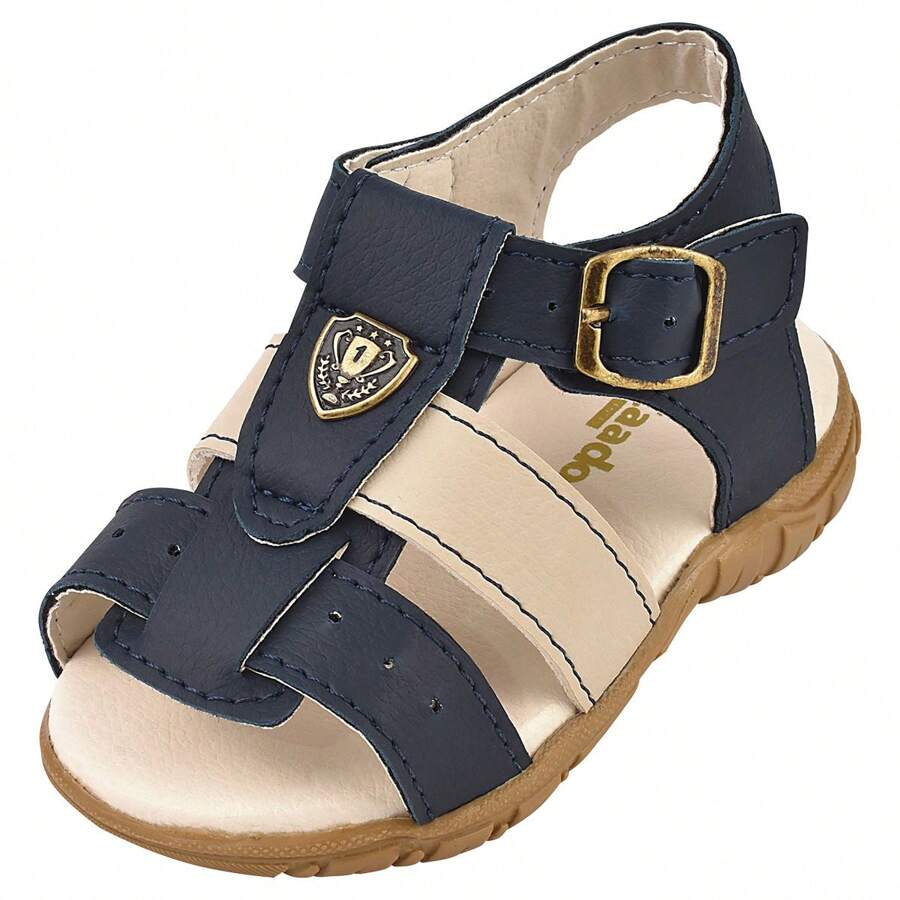 Sandália Bebê Papete Masculina Macia Baby Confortável Infantil