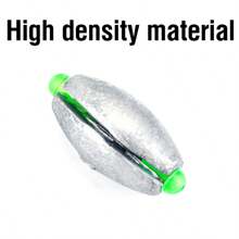 19入組/套釣魚鉛錘釣線重量鉛錘4g 5g 7g 10g 14g附帶收納盒橄欖形內芯釣魚鉛錘裝配（盒子顏色隨機） - 灰色 - 查看 7