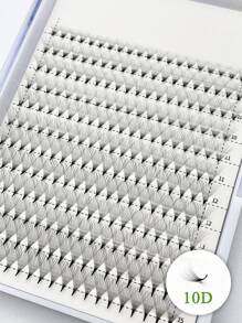 Extensiones de pestañas puntiagudas en abanico de 6D, 8D, 10D y 12D de 0.07MM con rizo C y D de 8-15mm en tipo mixto, pegamento termofusible, pestañas en abanico esponjosas premontadas, racimos de pestañas, pestañas individuales, pestañas postizas