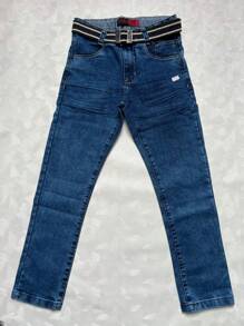 Young Boys Jeans - 淺色水洗藍 - 查看 1