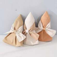 超大邊沿遮陽帽，新款蝴蝶結海灘帽，韓式時尚草帽，女士春夏秋寬邊帽，臉部護罩休閒帽，防紫外線保護帽 - 黑色 - 查看 6