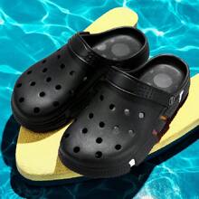 50pcs Men Personality EVA Material Slippers, Lightweight Comfortable Breathable Sandals For Summer, Suitable For Home, Office, Beach, Holiday