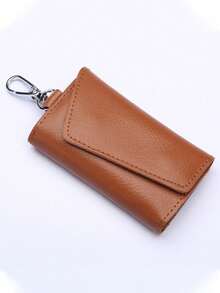 1pc Fashionable Universal Key Pouch Unisex Key Holder Organizer - Tricolor - View 4