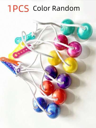 青少年減壓玩具poppit球手指彈球擊球玩具,跨境熱門商品【隨機顏色】