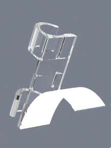 20 cái/bộ Giá đỡ dây PMMA không đục lỗ, Bộ cố định dây rõ ràng tối giản cho gia đình - Trong sáng - Xem 6