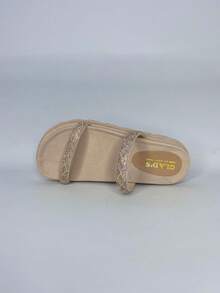 Women Flat Sandals - 米色 - 查看 3