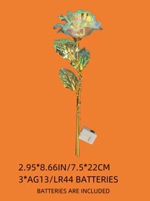 1 pieza Luz de la decoración con diseño de flor