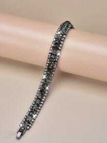 1 Vòng tay nữ đính đá La Mã thời trang, Phụ kiện hàng ngày - màu xanh lá - Xem 13