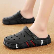 50pcs Men Personality EVA Material Slippers, Lightweight Comfortable Breathable Sandals For Summer, Suitable For Home, Office, Beach, Holiday