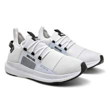Women Wedge Sneakers - 白色 - 查看 1