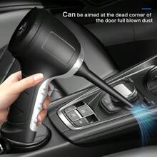 CascadeVac 迷你強力車用吸塵器,無線家用清潔器,手持式無線廚房吸塵器,具有吹風和吸塵功能,適用於清潔汽車內飾,家庭,廚房,鍵盤,沙發等 - 黑色 - 查看 9