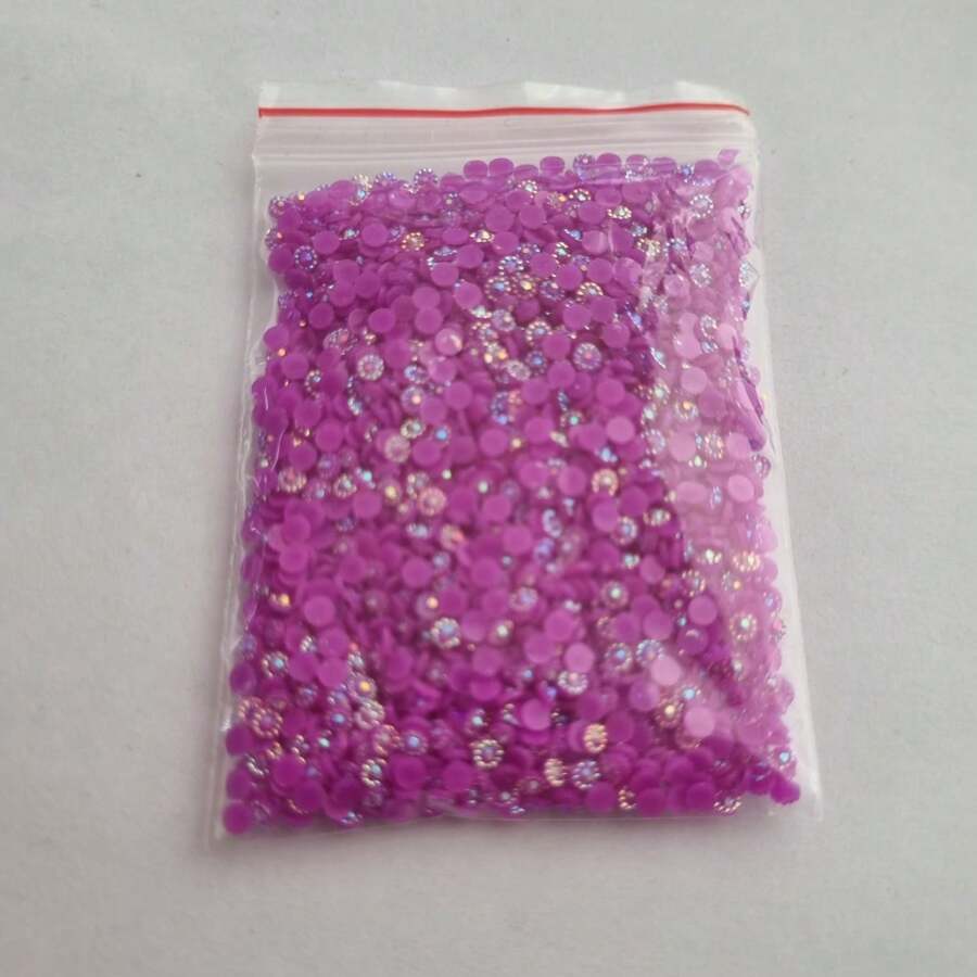 Rhinestones & Decorations - Màu đỏ tím - Xem 1