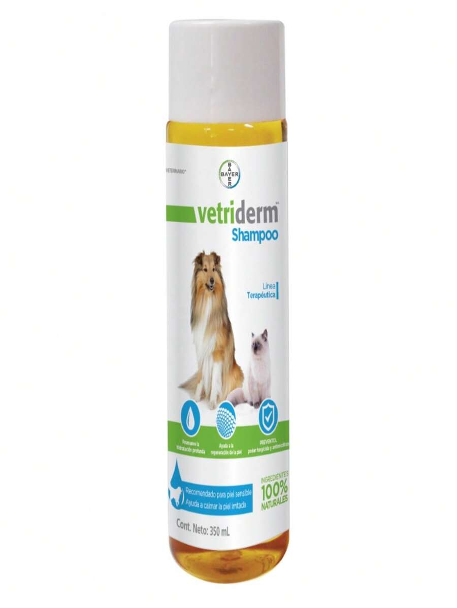 Shampoo Vetriderm Para Perros y Gatos 350 ml - Multicolor - Ver 1