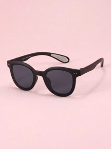 1個時尚圓框tpee材料兒童時尚眼鏡,適合3-14歲的孩子 - 黑色 - 查看 4