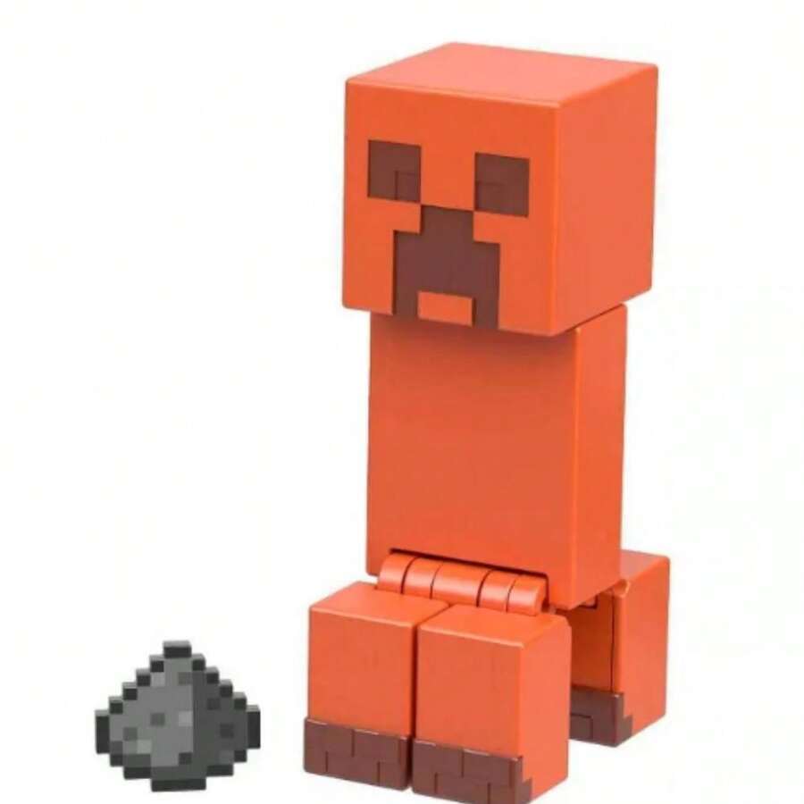 Minecraft Toys 3.25-Inch Action Figures Collection, Damaged Creeper - Multicolor - View 1