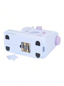 Máquina De Coser Portátil Mini De Doble Hilo Fhsm-505 Precio De Maquinaria De Prendas Para El Hogar Con Ce Rohs - Blanco - Ver 5